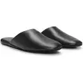 Hugo Boss BOSStil mænd. 50504233 Smartrav Læder Sneakers sort (39), Fast, Ingen, Afslappet