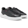 Hugo Boss HUGOtil mænd. 50499261 Blake læder sneakers sort (43), Fast, Blonder, Casual