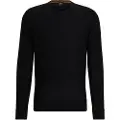 Hugo Boss BOSStil mænd. 50501762 Avac sort trøje (M), Casual, Bomuld
