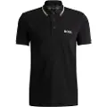 Hugo Boss BOSStil mænd. 50469102 Paddy Pro poloshirt sort (S), Casual, Bomuld, Korte ærmer