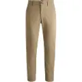 Hugo Boss BOSStil mænd. 50510917 Beige koniske chino-bukser (33/32), Casual, Bomuld
