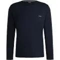 Hugo Boss BOSStil mænd. 50515390 T-shirt Mix&Match navy (XXL), Afslappet, Bomuld, Lange ærmer, Blå