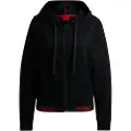 HUGO underwear Logo 10262204 Sweatshirt Med Lynlås