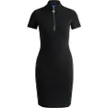Hugo Boss Nalayla 10258223 Blue Kortærmet Kjole