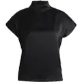 Hugo Boss HUGOtil kvinder. 50525896 Caneli T-shirt sort (32), Casual, Syntetisk, Korte ærmer