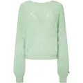 Pepe Jeans Pepe Jeanstil kvinder. PL702231 Helen Wrap-jumper grøn (M), Casual, Polyester