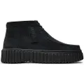 Clarks Clarkstil kvinder. 26179360 Torhill Moss ankelstøvler i læder, sort (36), 3-5 cm, Ruskind, Blonder, Casual