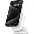 Belkin Magnetic 2-in-1 Stand Qi2 1.5m Hvid