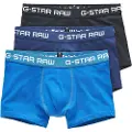 G-Star G-Startil mænd. D05095-2058-8528 Pakke 3 boxershorts Klassisk blå (S), Afslappet, Bomuld