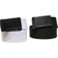 Urban Classics Canvas 2-Pack Bælte sort