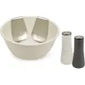Joseph Joseph Salt- og peberkværnsæt SERVE IT IN STYLE 20184, med serveringsskål og værktøj, Joseph Joseph