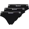 Hugo Boss BOSStil mænd. 50475273 Pakke med 3 sorte underbukser (S), Afslappet, Bomuld