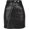 Urban Classics Synthetic Leather Biker Kort Nederdel