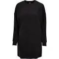 Urban Classics Velvet Rib Langærmet Kort Kjole