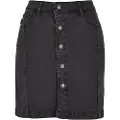 Urban Classics Organic Stretch Button Denim Denimnederdel