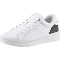 Tommy Hilfiger Tommy Hilfigertil kvinder. FW0FW07635 Træningssko Elevated Essential hvid (36), Økologisk læder, Fast, Casual