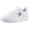 Tommy Hilfiger Tommy Jeanstil kvinder. EN0EN02505 Retro Basket lædersko hvid (36), Fast, Blonder, Casual, Sport