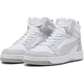 Puma Rebound Sneakers, Shoes, White/Ash Gray, 43