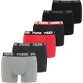 Puma Boxer Briefs (6-Pack) Men, Clothing, Grey Combo, 4