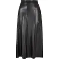 Urban Classics Synthetic Leather Midinederdel