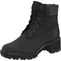 Timberland Timberlandtil kvinder. TB1A25C40011 Kinsley vandtætte mellemlange støvler sort (36 W), Læder, 3-5 cm, Blonder, Casual