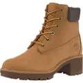 Timberland Timberlandtil kvinder. TB1A25BS2311 Kinsley 6 Inch vandtætte læderstøvler med snørelukning Gul (36 W), 5-8 cm, Blonder, Casual