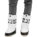 Moon Boot Moon Boottil kvinder. 80D1400440 Icon nylonstøvler sort, hvid (35/38), Fast, Ingen, Casual, Sne