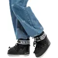 Moon Boot Moon Boottil kvinder. 80D1409340 Icon lave nylonstøvler sort (36/38), Fast, Ingen, Casual, Sne