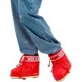 Moon Boot Moon Boottil kvinder. 80D1409340 Icon lave nylonstøvler rød (36/38), Fast, Ingen, Casual, Sne