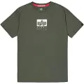 Alpha industries Satin Logo T T-shirt Med Korte ærmer