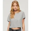 Superdry Slouchy Cropped T-shirt Med Korte ærmer