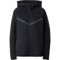 Nike Sportswear Tech Fleece Windrunner-hættetrøje med lynlås til kvinder - sort