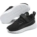 Puma Flyer Runner Babies'Trainers, Shoes, Black/White, 21