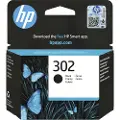 HP 302 / F6U66AE Black Ink - Blækpatron Dye-based sort