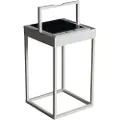 Gnosjö Konstsmide - Lanterne Portofino USB/sol 30 cm - Hvid - Genopladelige lamper - - Homeroom