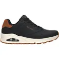 SKECHERS Skecherstil mænd. 183004 Træningssko Uno Suited On Air sort (43), Fast, Blonder, Casual