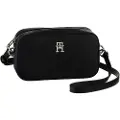 Tommy Hilfiger Tommy Hilfigertil kvinder. AW0AW15179 TH Emblem clutch taske med skulderrem sort (OSFA), Casual, Polyuretan
