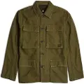 G-Star G-Startil mænd. D25207-D752-D033 4-lommers overshirt grøn (S), Casual, Bomuld, Lange ærmer