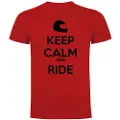 Kruskis Keep Calm And Ride T-shirt Med Korte ærmer