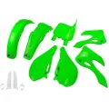 Ufo Kawasaki Kx 125/250 1999-2002 Kakit200f-026 Fork Protectors & Plastikkit