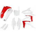 Ufo Honda Crf 250r/450r 2014-2017 With Airbox Cover Eu Hokit121f-999 Fork Protectors & Plastikkit