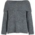 Vila Offshoulder Striktrøje