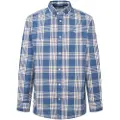 Pepe Jeans Pepe Jeanstil mænd. PM308558 Markles blå skjorte (M), Casual, Lange ærmer, Økologisk bomuld, Bæredygtig