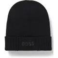 Hugo Boss BOSStil mænd. 50499423 Asic kasket sort (OSFA), Casual, Bomuld