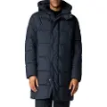 Save the Duck Save The Ducktil mænd. D41958M-RECY19 Damon navy quiltet frakke (XL), Casual, Genanvendt polister, Blå