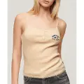 Superdry Essential Button Down ærmeløs T-shirt