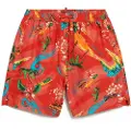 Superdry Hawaiian Print 17´´ Badeshorts