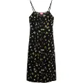 Superdry Print Button Cami ærmeløs Midikjole