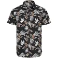 Jack & Jones Oshua Floral Kortærmet Skjorte