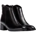 Wonders Wonderstil kvinder. G-5130 Easy ankelstøvler i læder, sort (37), 3-5 cm, Lynlås, Casual